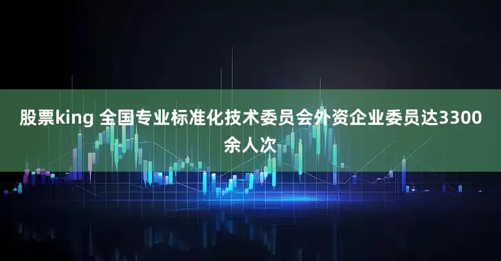 股票king 全国专业标准化技术委员会外资企业委员达3300余人次